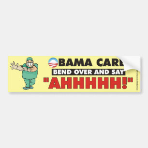 Autocollant De Voiture Soin d'Obama - pliez plus d'et dites AHHHHH