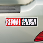 AUTOCOLLANT DE VOITURE SOIN OBAMACARE D'OBAMA D'ABROGATION (En voiture)