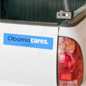 Autocollant De Voiture Soins d'Obama, période. Adhésif pour pare-chocs (Sur camion)