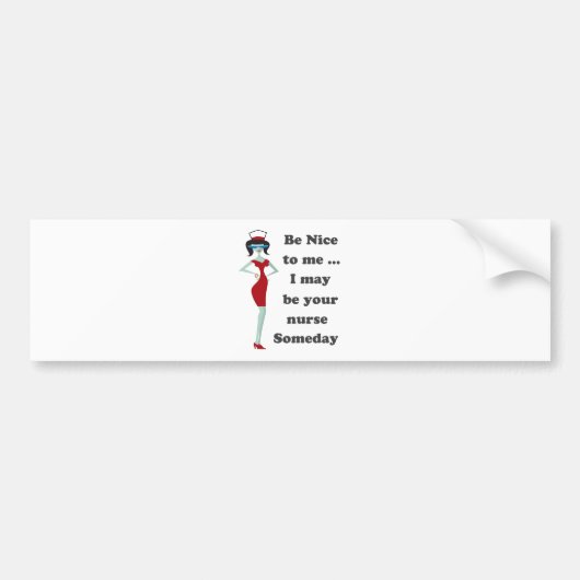 Autocollant De Voiture Sois gentil avec moi (Devant)