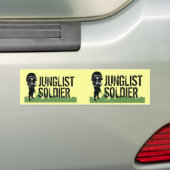 Autocollant De Voiture Soldat de Junglist (En voiture)