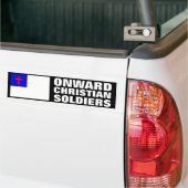 Autocollant De Voiture Soldats chrétiens en avant (Sur camion)