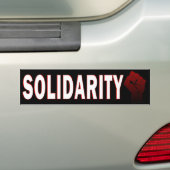 AUTOCOLLANT DE VOITURE SOLIDARITÉ (En voiture)