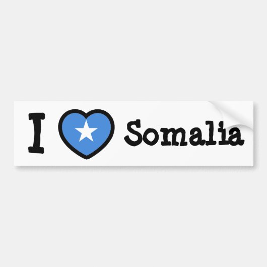 Autocollant De Voiture Somalie Flag (Devant)