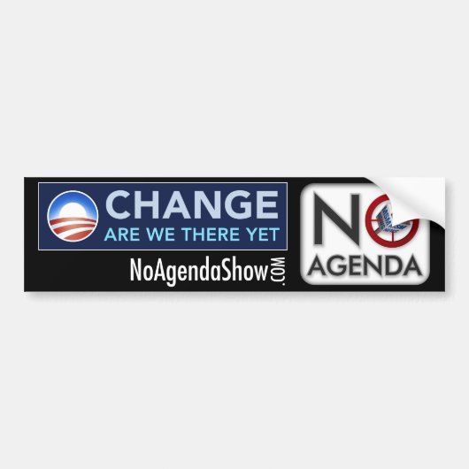 Autocollant De Voiture Sommes-nous là encore ? (Devant)