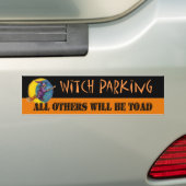 Autocollant De Voiture Sorcière garant Bumpersticker (En voiture)
