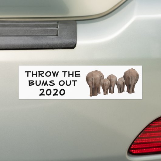 Autocollant De Voiture Sortez les clochards 2020 (En voiture)