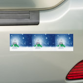 Autocollant De Voiture Souhaits de Snowman (En voiture)