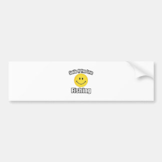 Autocollant De Voiture Souriez Si Vous Aimez La Pêche