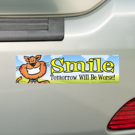 Autocollant De Voiture Sourire (En voiture)