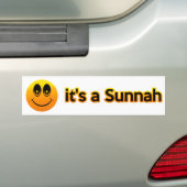 Autocollant De Voiture Sourire c'est un Sunnah (En voiture)