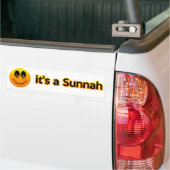 Autocollant De Voiture Sourire c'est un Sunnah (Sur camion)