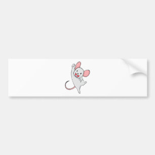 Autocollant De Voiture Souris joyeuse
