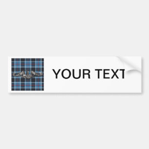 Autocollant De Voiture Sous tartan de guerre