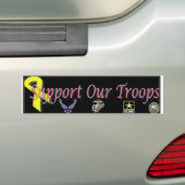 Autocollant De Voiture Soutenez nos troupes (En voiture)