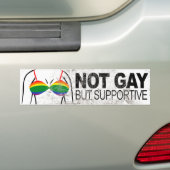 AUTOCOLLANT DE VOITURE SOUTIEN-GORGE NON GAI MAIS DE SUPPORT - .PNG (En voiture)