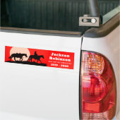 Autocollant De Voiture Souvenir du garçon de la selle vide (Sur camion)