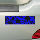 Autocollant De Voiture Space Bubble Spots - Bleu (En voiture)