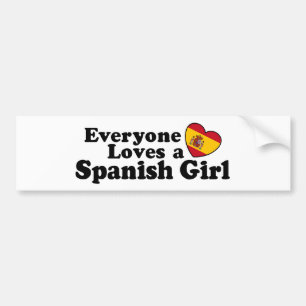 Autocollant De Voiture Spanish Girl