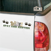 Autocollant De Voiture Spire et Neuter vos animaux Sticker pare-chocs (Sur camion)