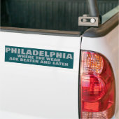AUTOCOLLANT DE VOITURE SPORTS PHILADELPHIQUES (Sur camion)