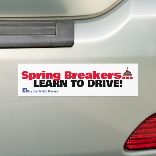 Autocollant De Voiture Spring Breakers - Apprenez à conduire (En voiture)