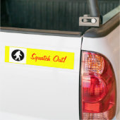 Autocollant De Voiture squatch.png, Squatch ! (Sur camion)