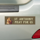 Autocollant De Voiture St Anthony de bébé Jésus de Padoue (En voiture)