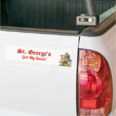Autocollant De Voiture St. George sur le cheval (BS 01) (Sur camion)