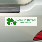 Autocollant De Voiture St Patrick's Day - Obtenez Lucky 3 + 1 feuilles = (En voiture)