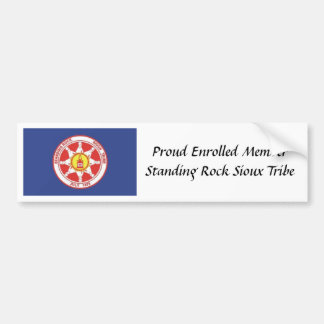 Autocollant De Voiture Standing_Rock_Sioux, membre inscrit fier Stan…