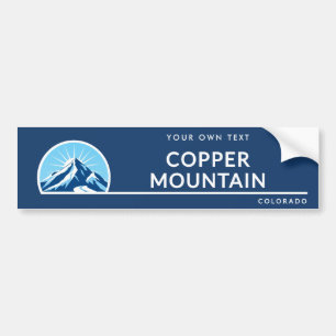Autocollant De Voiture Station de ski de montagne Copper Mountain Colorad