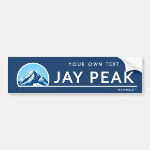 Autocollant De Voiture Station de ski de montagne Jay Peak Vermont