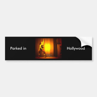 Autocollant De Voiture Stationné à Hollywood Bumpersticker