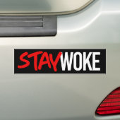 Autocollant De Voiture STAY Woke (En voiture)