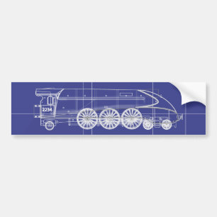 Autocollant De Voiture Steam Engine