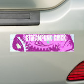 Autocollant De Voiture steampunk rose (En voiture)