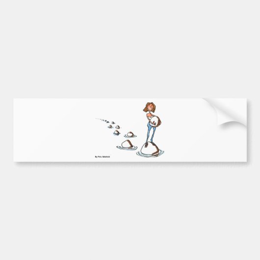 Autocollant De Voiture Stepping (Devant)