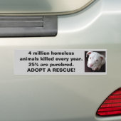 Autocollant De Voiture Stérilisez le neutre adoptent Bumpersticker (En voiture)
