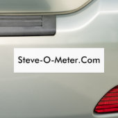 Autocollant De Voiture Steve-O-Meter.Com (En voiture)