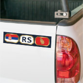 Autocollant De Voiture Stick de pare-chocs du code de la carte du drapeau (Sur camion)