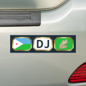 Autocollant De Voiture Stick pare-chocs du code de la carte du drapeau de (En voiture)
