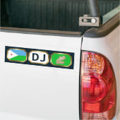 Autocollant De Voiture Stick pare-chocs du code de la carte du drapeau de (Sur camion)
