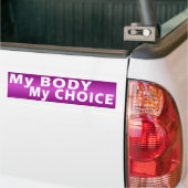Autocollant De Voiture Stick pare-chocs 'My Body My Choice' (Sur camion)