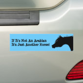 Autocollant De Voiture Sticker à bosse de cheval arabe (En voiture)