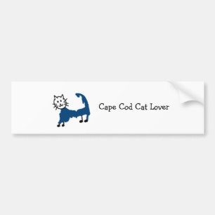 Autocollant De Voiture Sticker Amoureux des chats Cape Cod