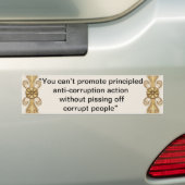 Autocollant De Voiture Sticker anti-corruption (En voiture)