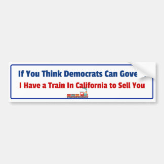 Autocollant De Voiture Sticker anti-démocrate conservateur