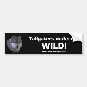 Autocollant De Voiture Sticker anti-pare-chocs GRAY WOLF