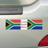 Autocollant De Voiture Sticker avec drapeau d'Afrique du Sud (En voiture)